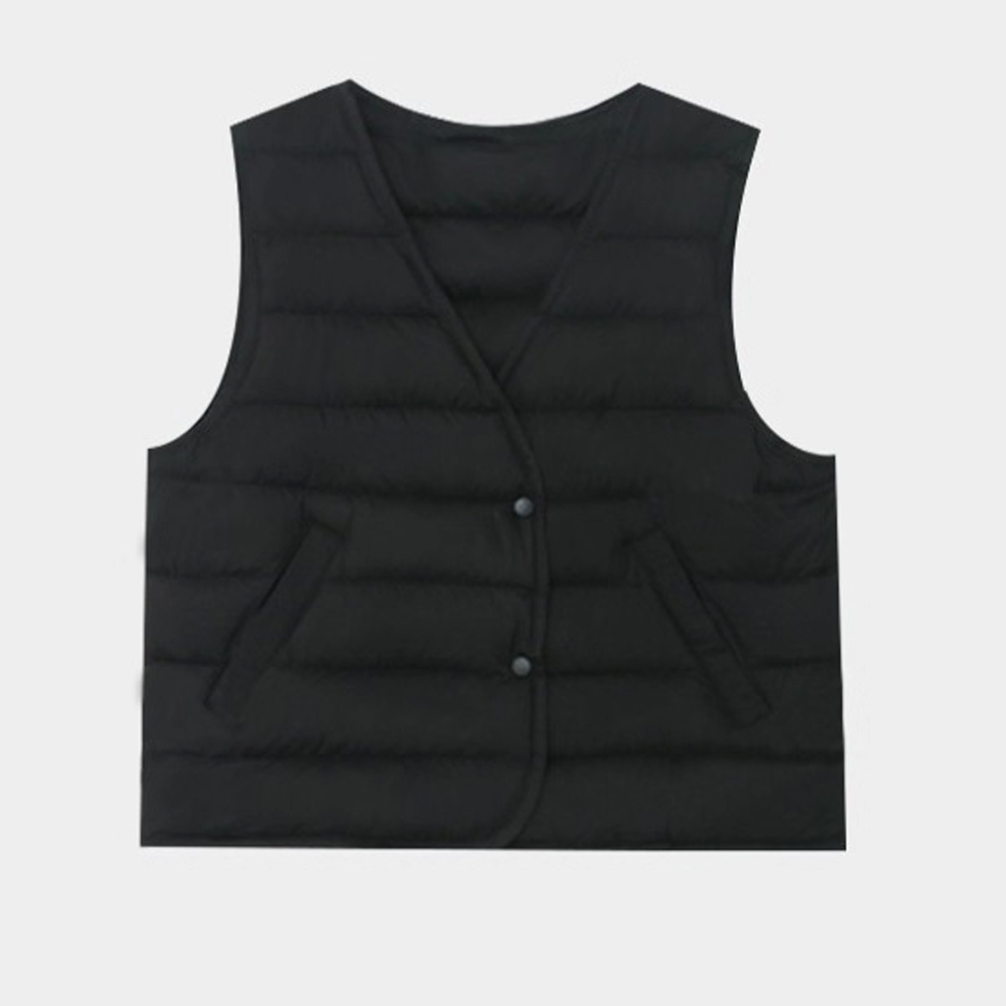 轻松感小马甲宽松无袖90白鸭绒轻薄羽绒马甲女内胆叠穿上衣爆款潮