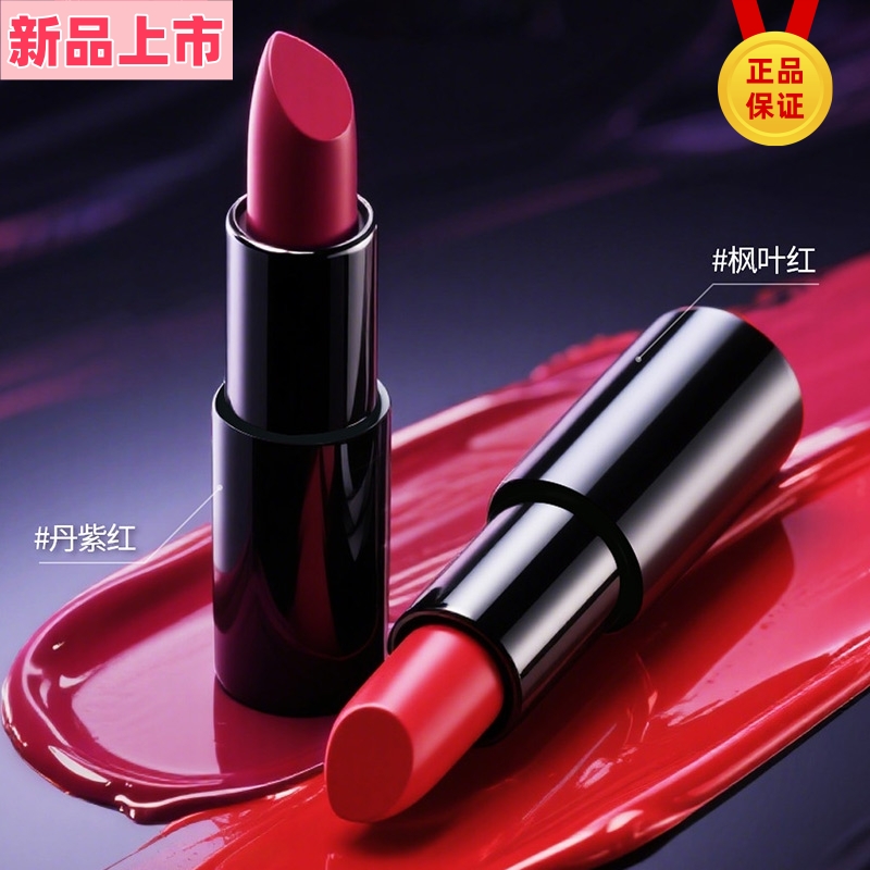 国珍荐康客苏悠口红新时优品两色可选（丹紫红/枫叶红）
