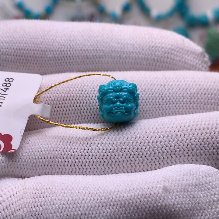 绿松石未镶嵌珠宝奇石10.6mm