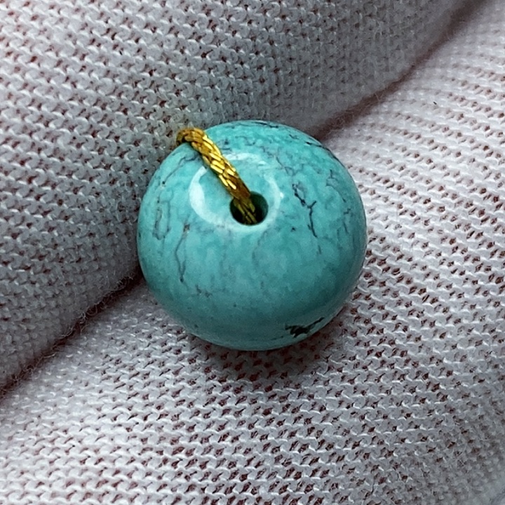 绿松石未镶嵌天然原矿 地大质检