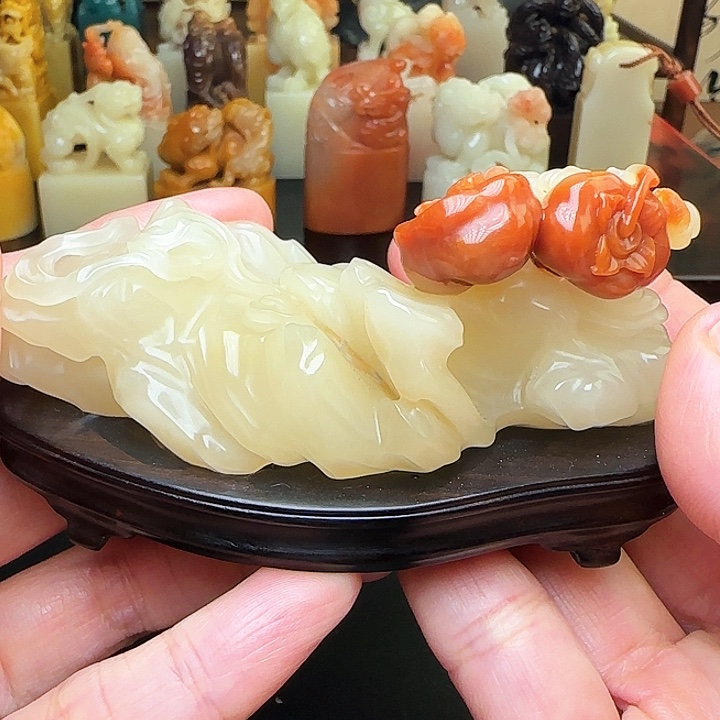 寿山石梅****人寿山石寿山石