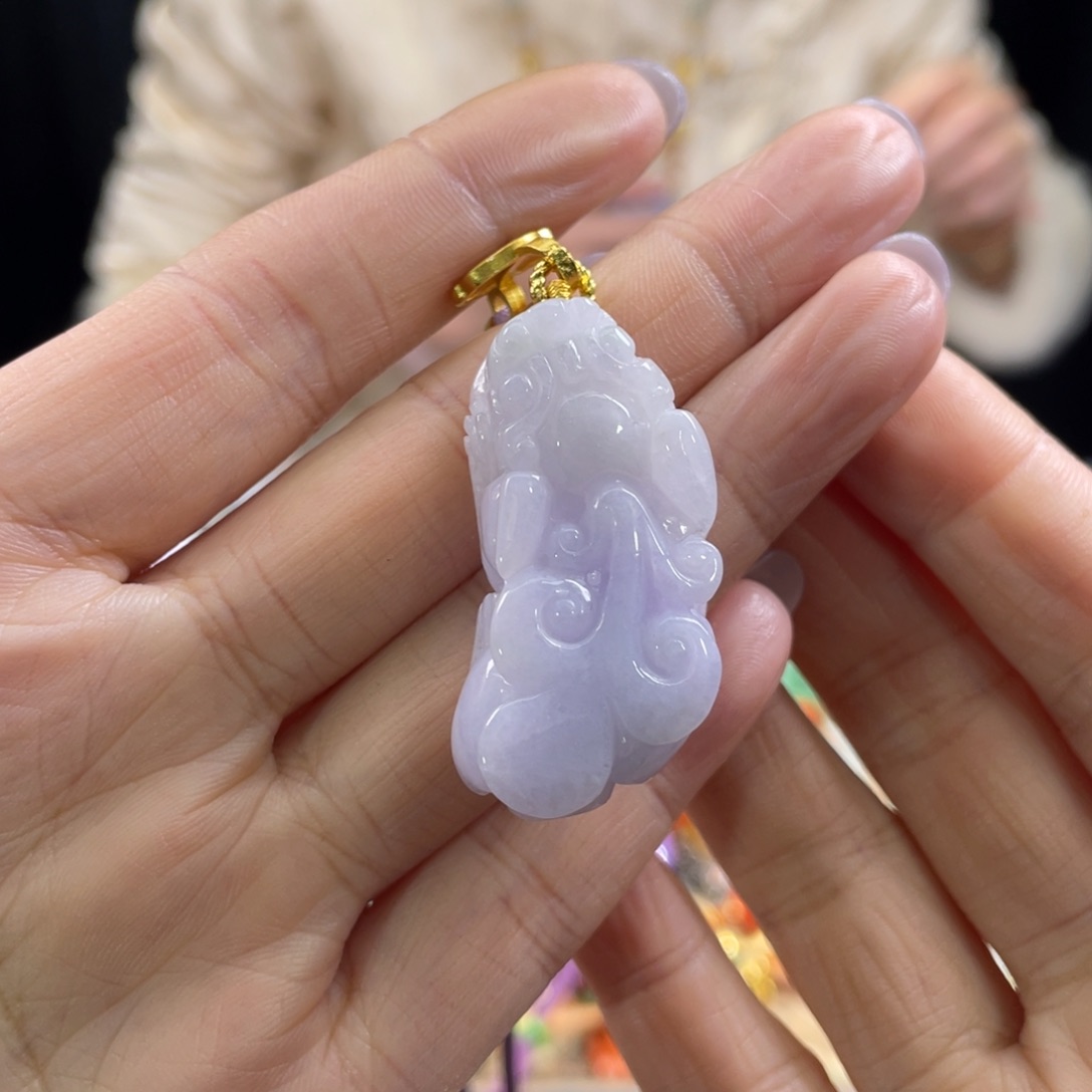 翡翠颈饰未镶嵌代编织