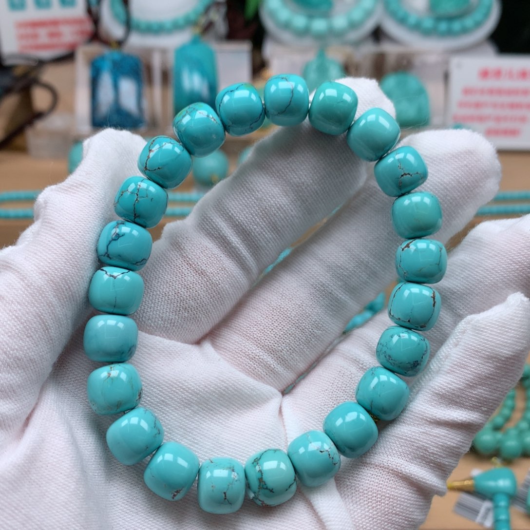 绿松石未镶嵌珠宝奇石10.1mm