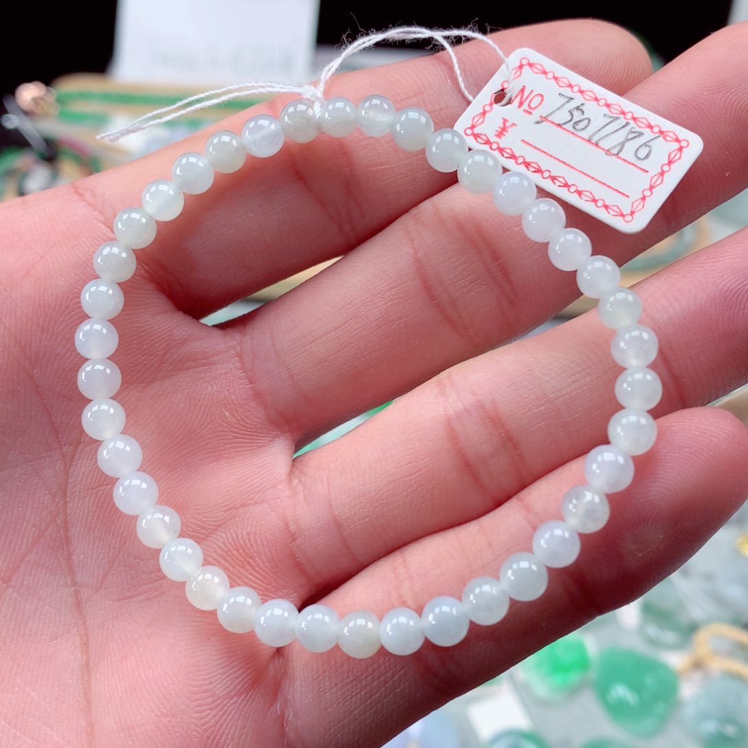 翡翠手链未镶嵌翡翠手串