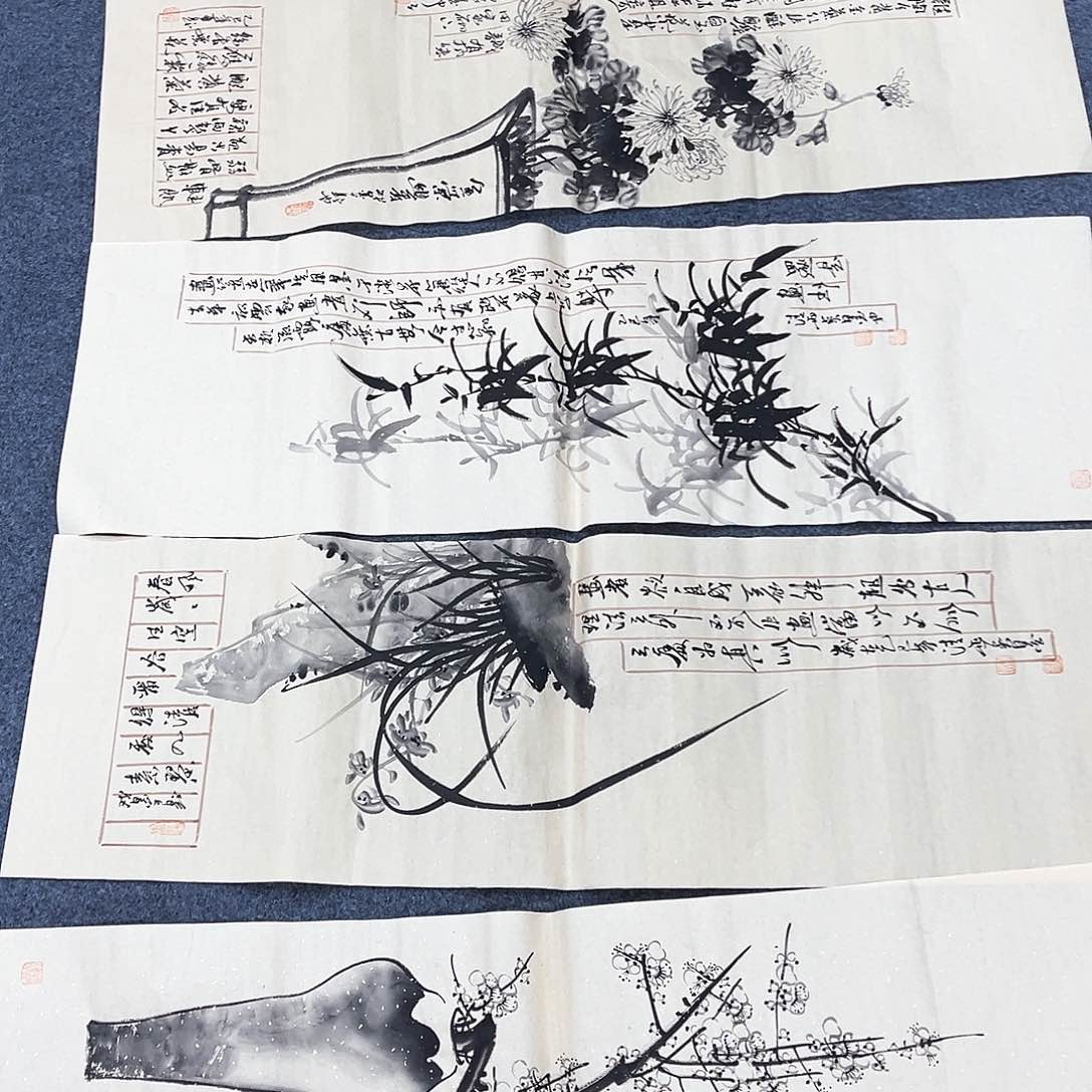 国画宣纸国画纯手绘作品