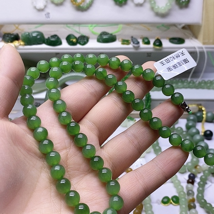 和田玉（碧玉）8项链合金