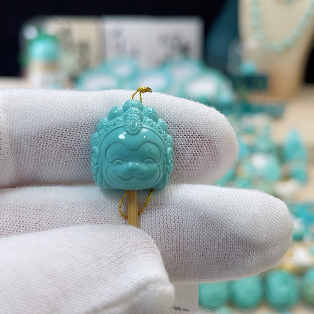 绿松石珠宝奇石未镶嵌