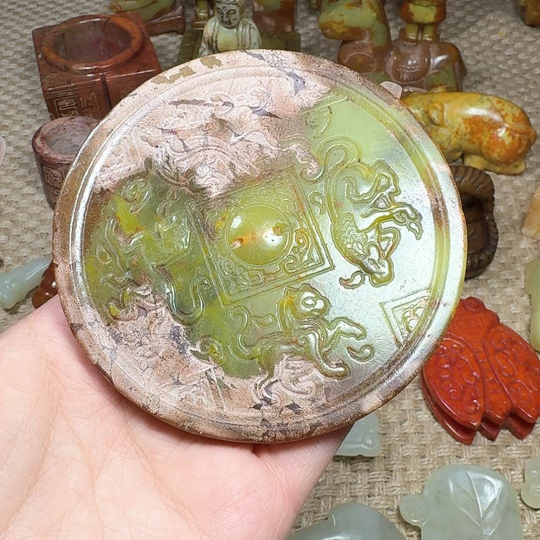 白玉菩提吊坠挂件