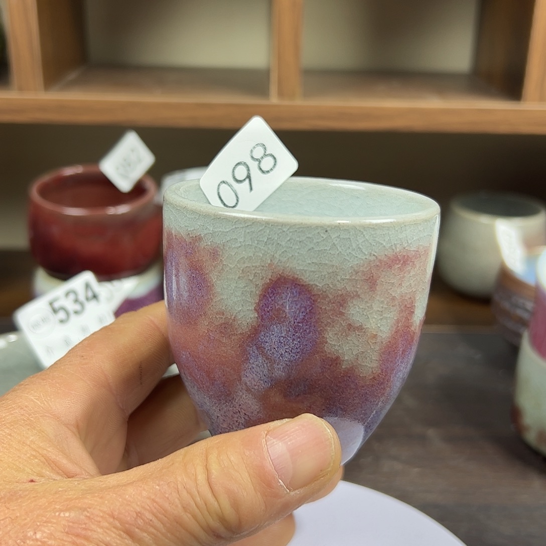 杯子钧瓷#钧瓷#原矿釉#高温#茶器#非遗传承