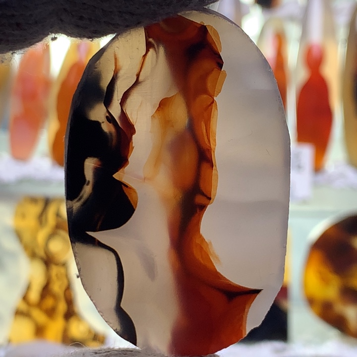 未镶嵌玛瑙/玉髓珠宝半成品168