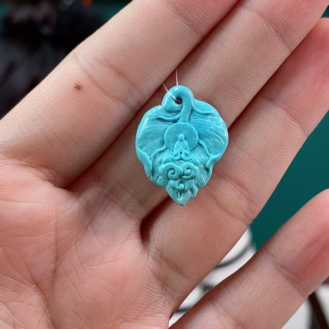 绿松石珠宝奇石未镶嵌