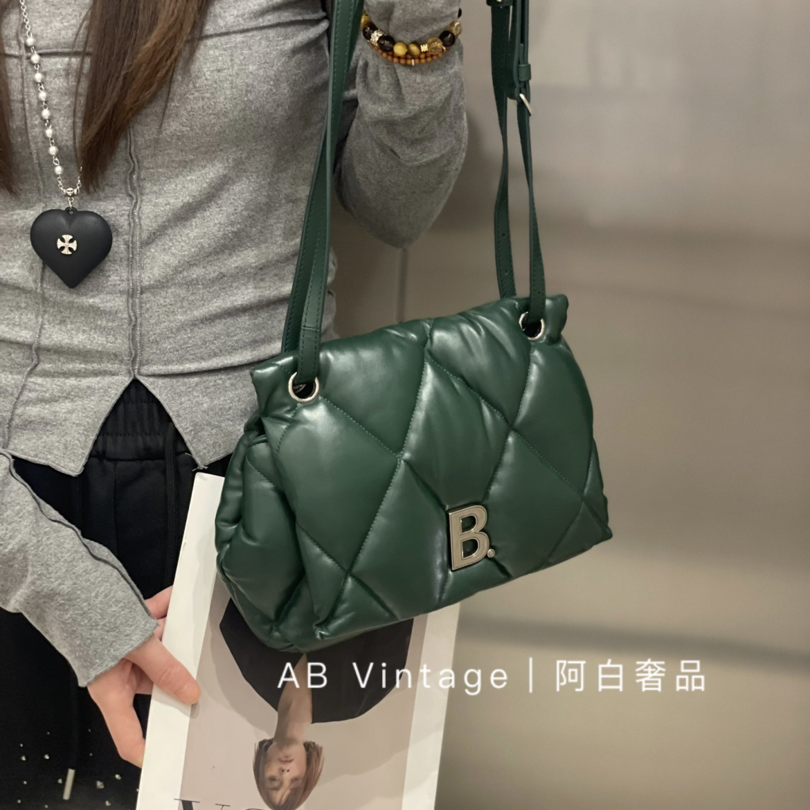95新 Balenciaga/巴黎世家 阿白奢品/巴黎世家 touch单肩包
