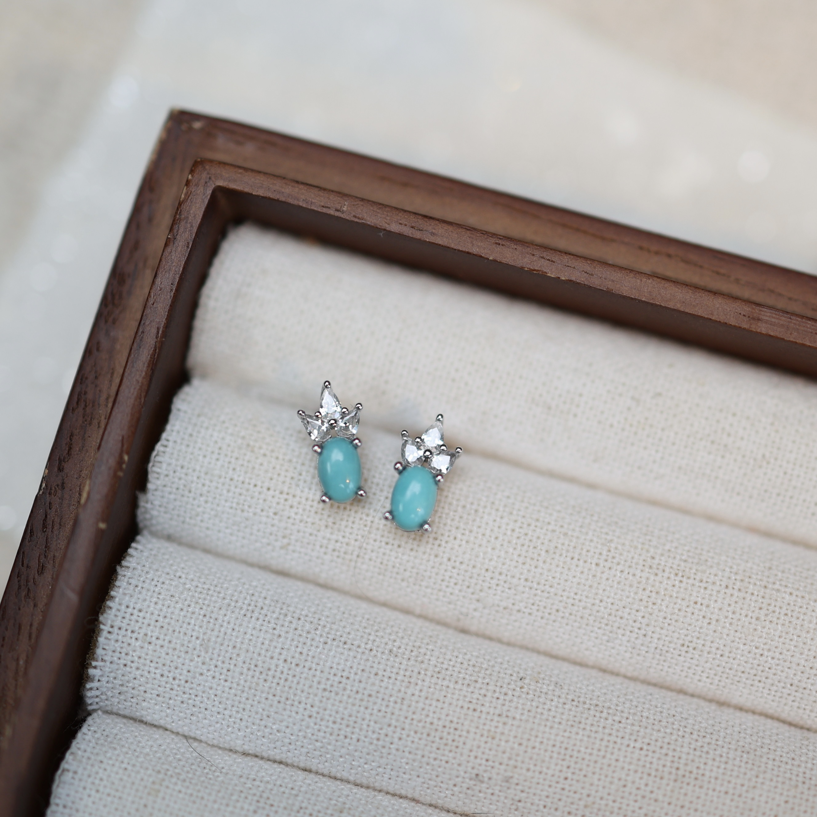 925银耳饰 s925耳钉小皇冠