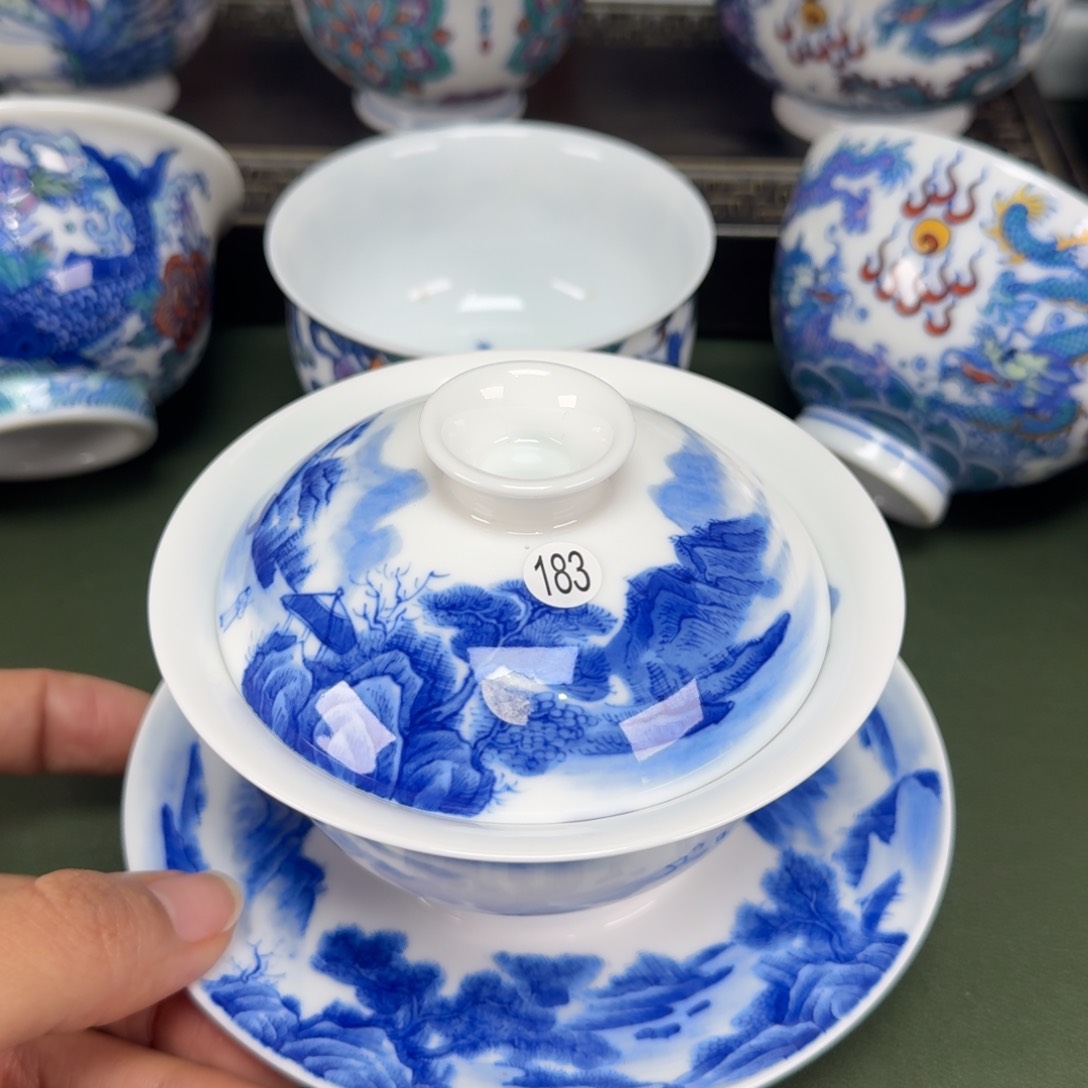 沙沙手工手绘茶具183