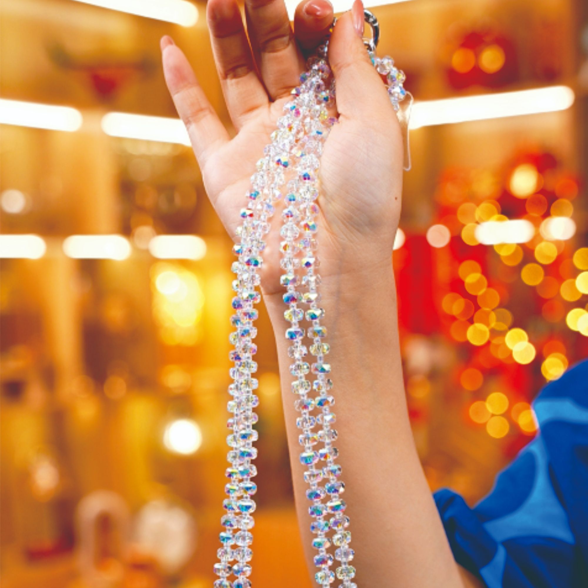 长款白色k9手机链挂链手机装饰品