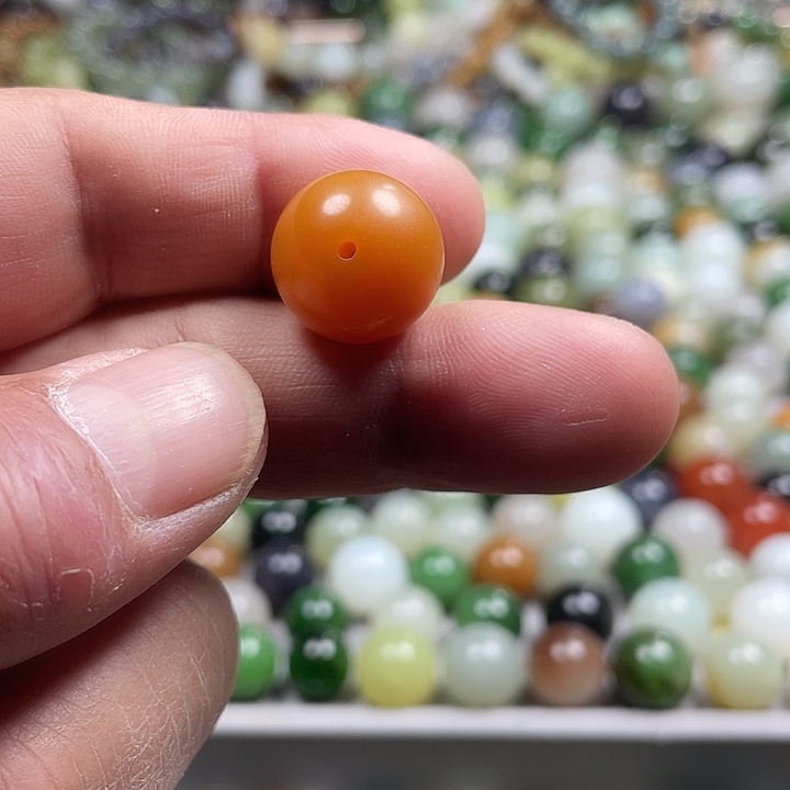 未镶嵌和田玉车挂莲**童