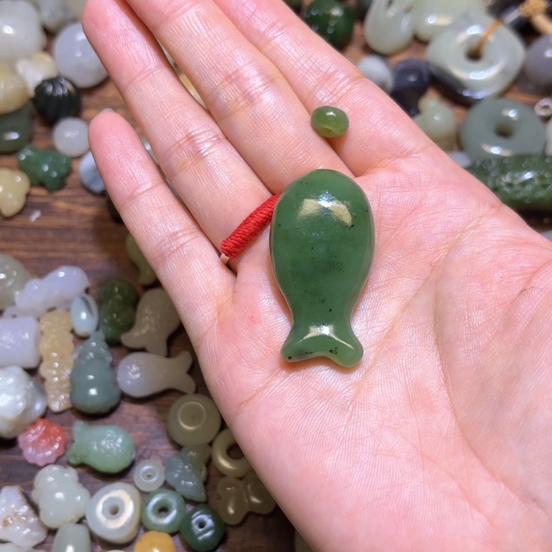 喵***～未镶嵌和田玉珠宝半成品