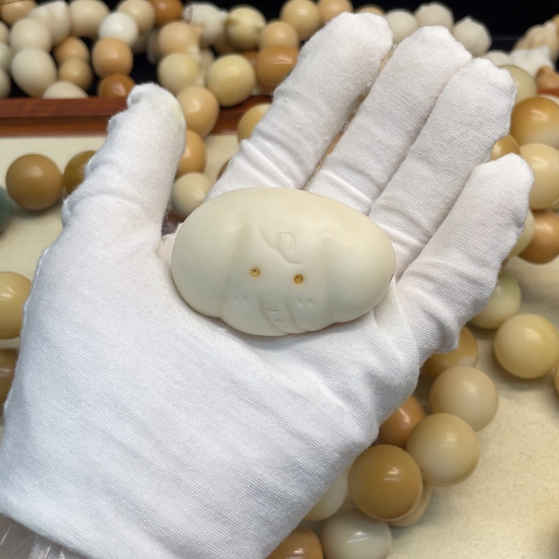 菩提根/象牙果吊坠牙果大象把件323