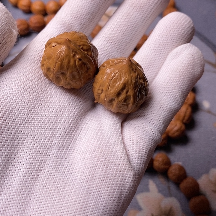 文玩核桃手串手捻迷你糖三角