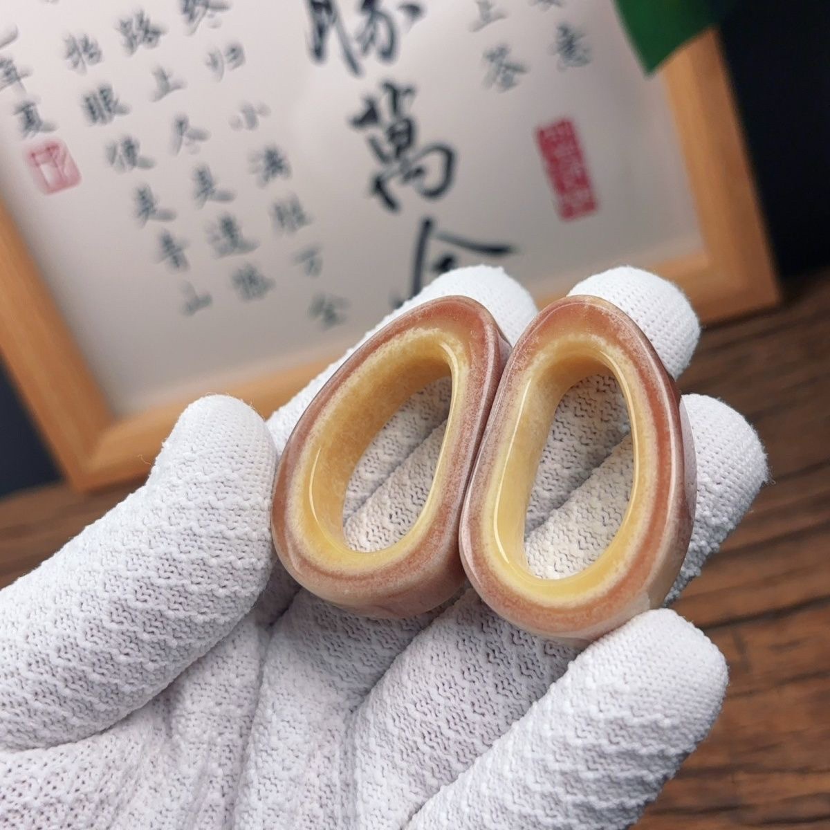 原生态精选正宗驼骨三花随型钥匙扣 手串手持佛珠配饰DIY跑环  