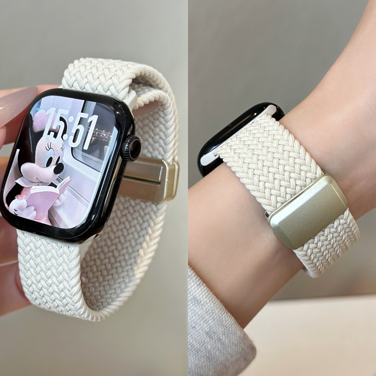 适用iwatch11手表带S10苹果S11手表表带applewatch9新款10尼龙9编