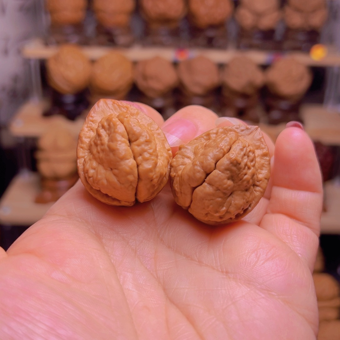 文玩核桃吊坠11w羊头蟾32尺