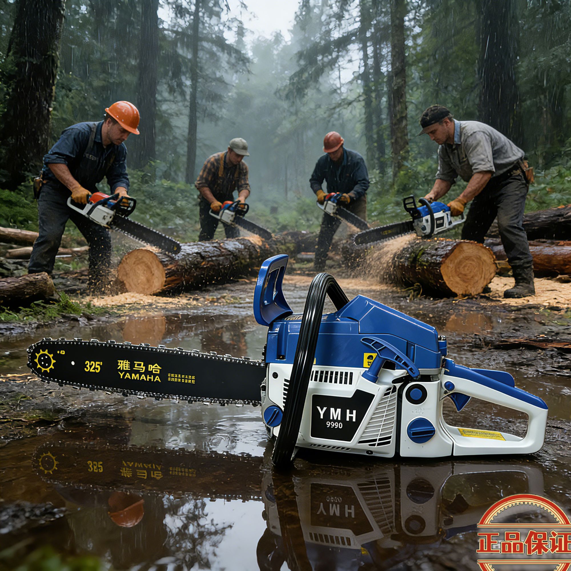 日本YMH-262大功率大马力汽油锯省油好启动园林汽油锯伐木锯