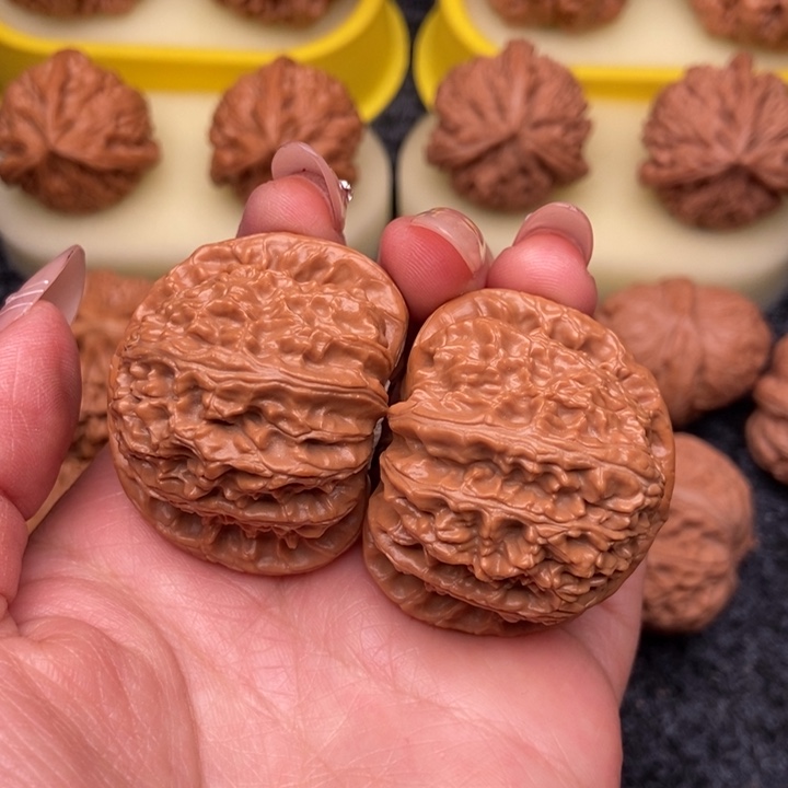 文玩核桃把件41精品白狮子