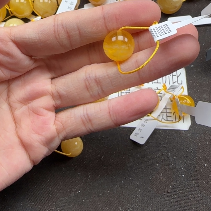 蜜蜡未镶嵌珠宝奇石天然477
