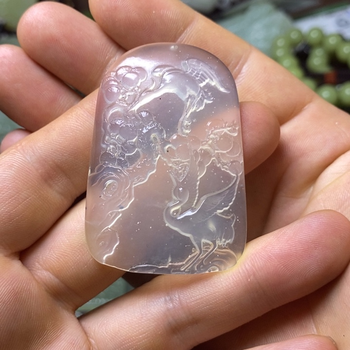 岫玉岫玉颈饰未镶嵌