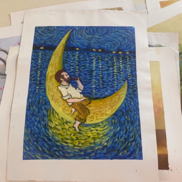 油画油画作品入选3040