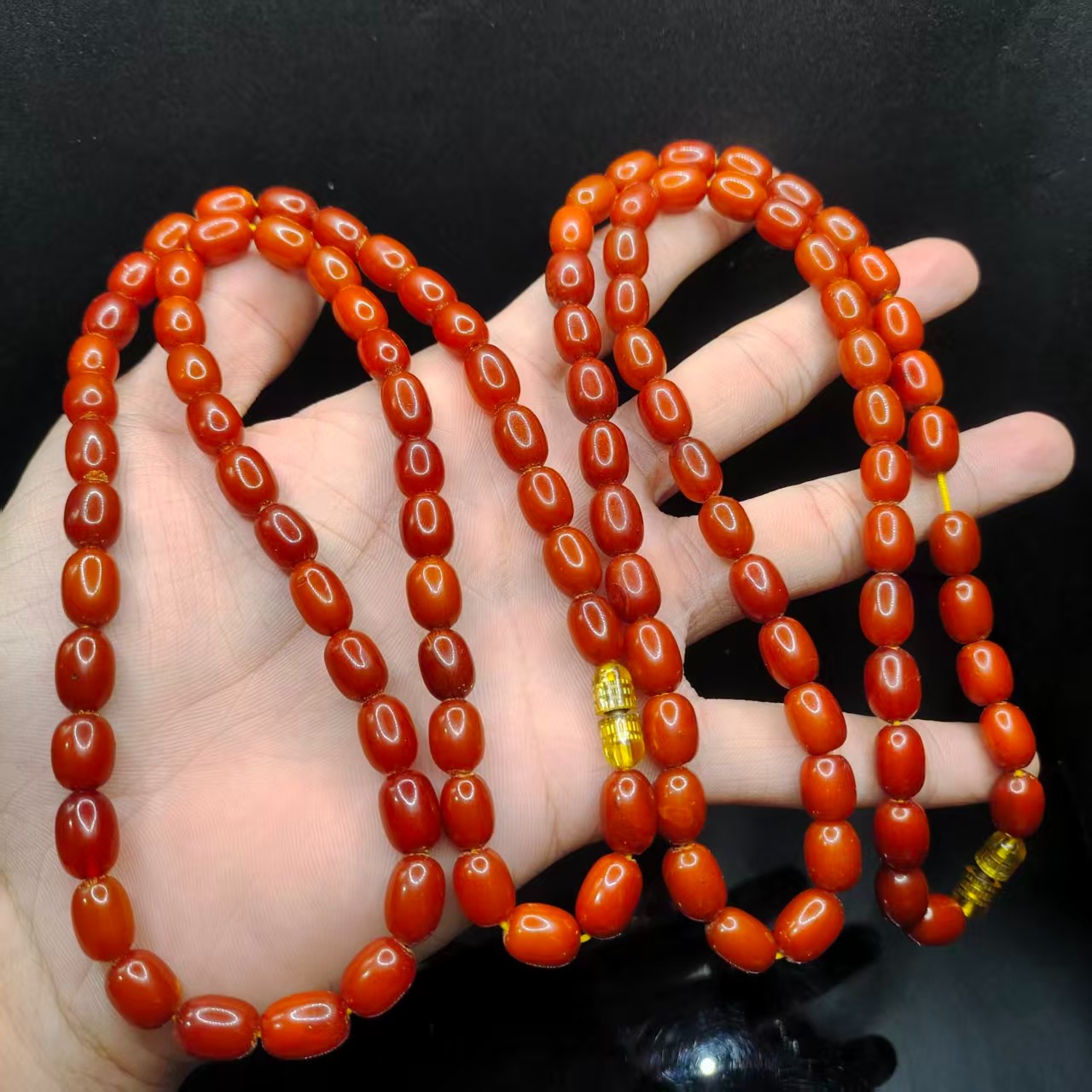 【康康严选】蜜蜡枣珠妈妈链MS7【多样性发其一】约7mm