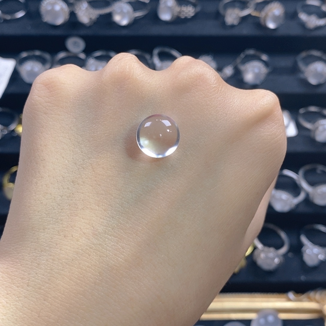 L***X石英质玉银S925镶嵌戒指