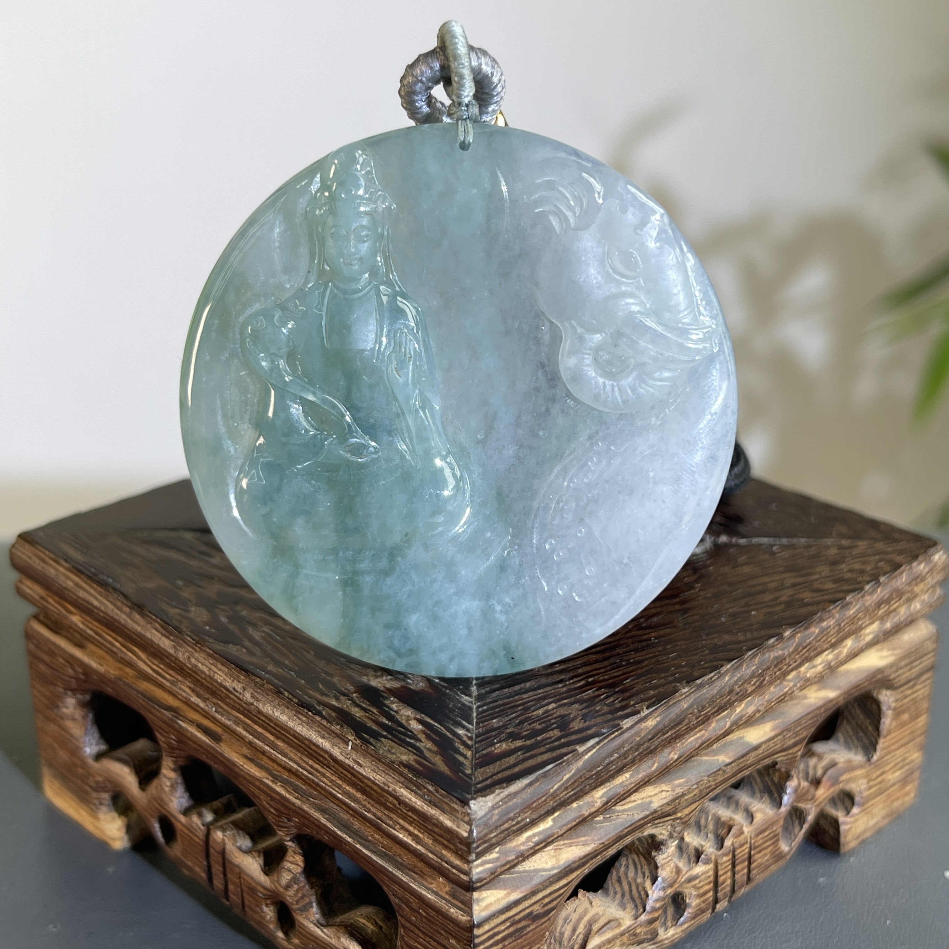 JTB03-108   天然缅甸翡翠A货 普贤