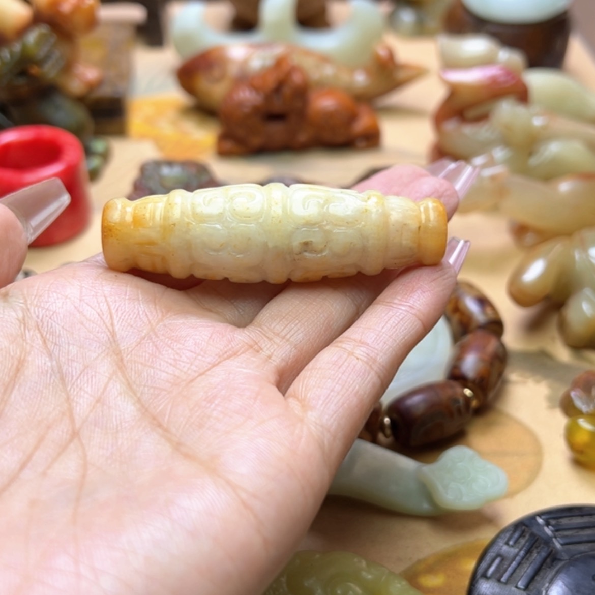 【闪购商品】蛇纹石玉颈饰未镶嵌