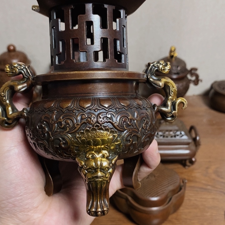 铜盛世铜炉铜器香炉工艺品