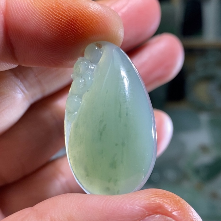 翡翠未镶嵌颈饰天然翡翠