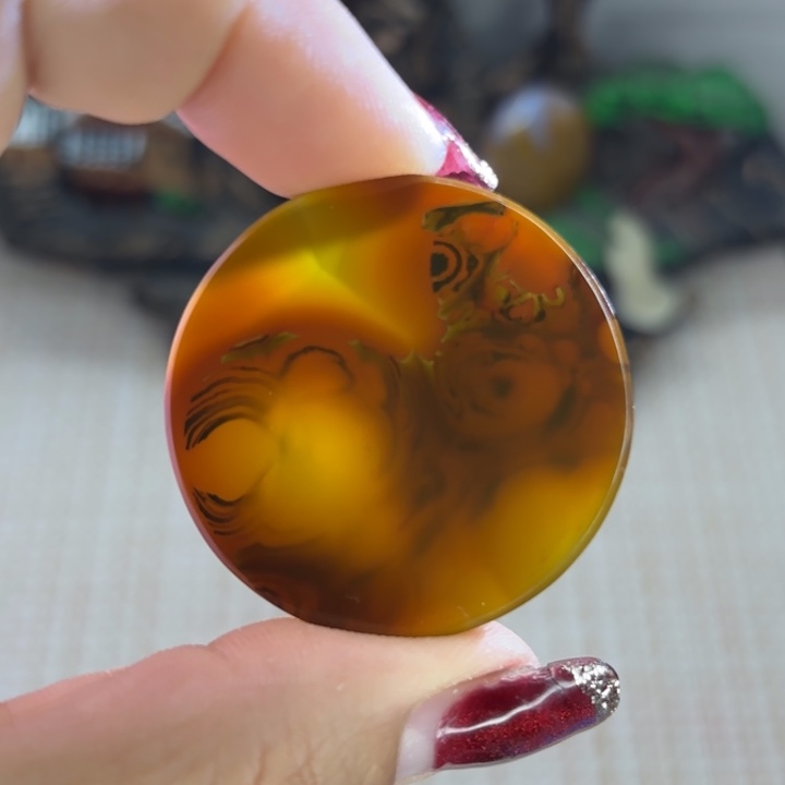 玛瑙/玉髓颈饰银S925镀金镶嵌