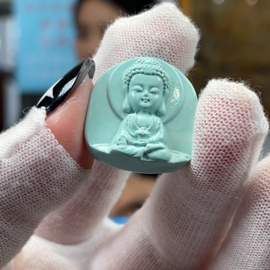 未镶嵌绿松石挂件