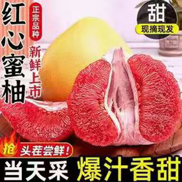 【自家果园】柚子红心蜜柚新鲜水果正宗红柚应季爆汁酸甜薄皮包邮
