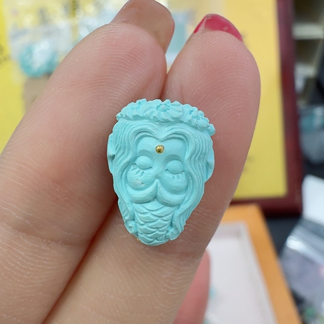 未镶嵌绿松石珠宝奇石