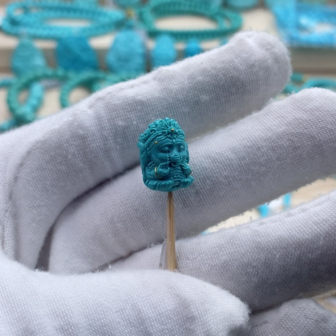 绿松石珠宝奇石未镶嵌