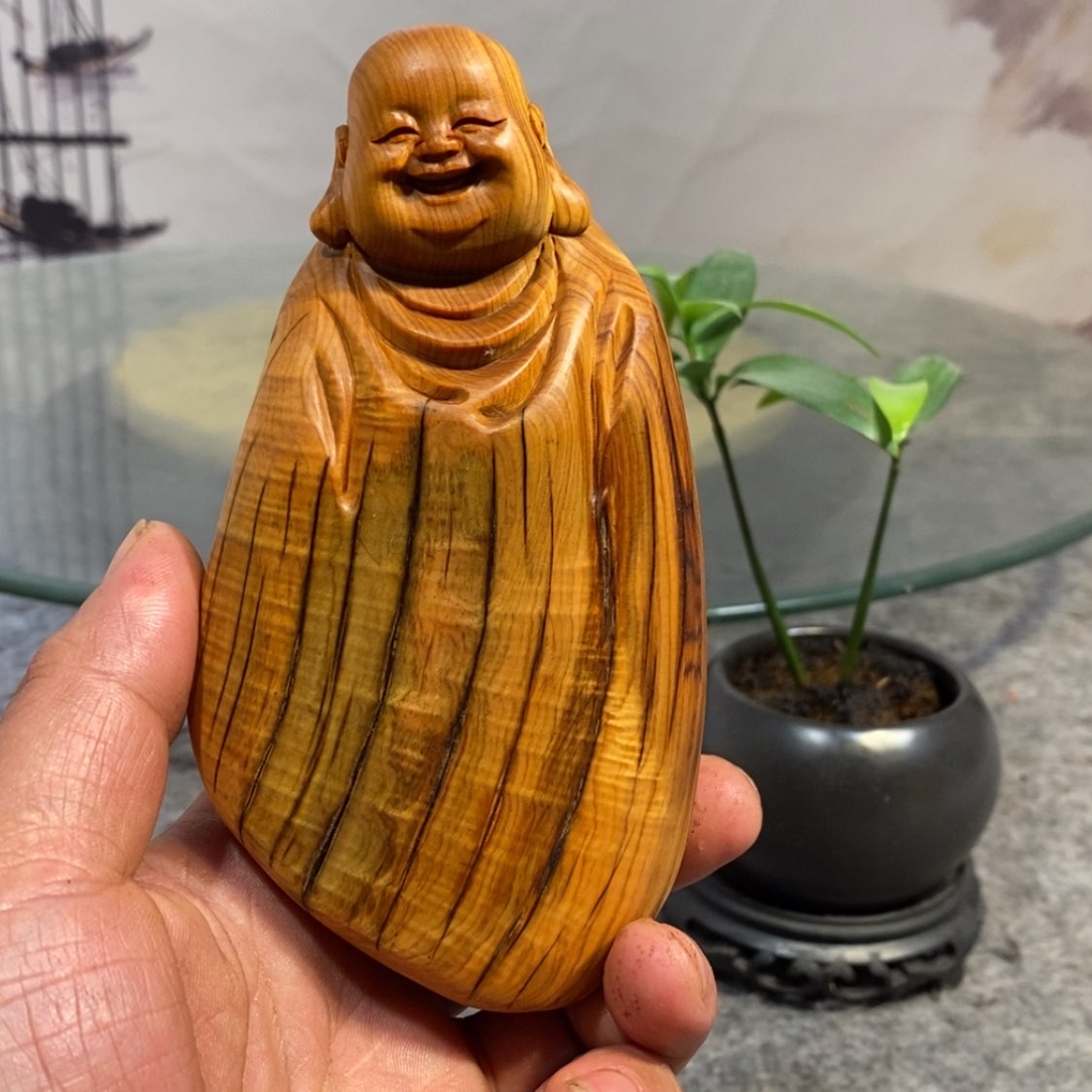 【闪购商品】柏木（崖柏）根雕木雕工艺品摆件家居手把件