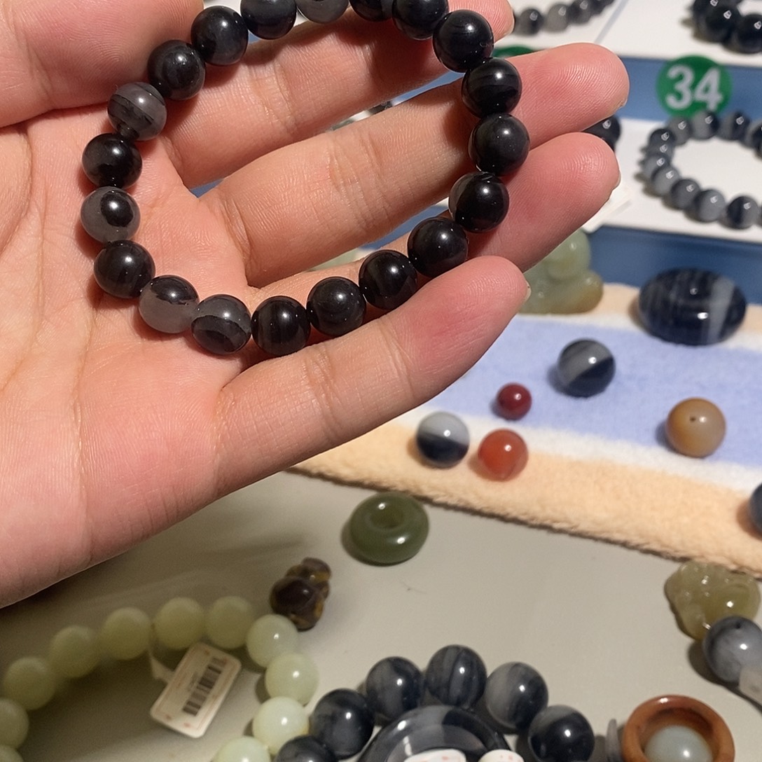 石英质玉未镶嵌手链