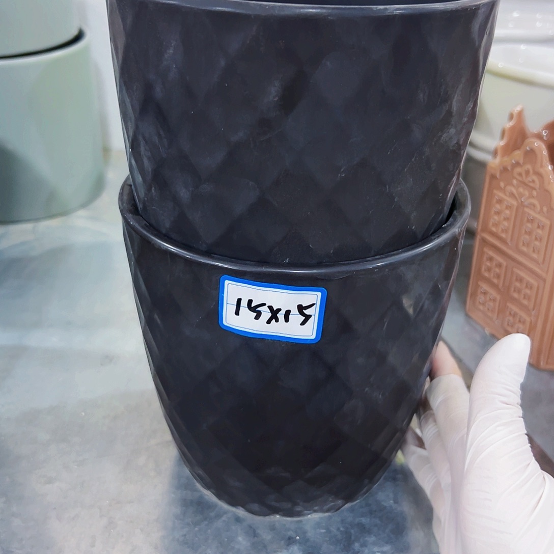 有孔，外贸尾单陶瓷花盆凑单10米包邮