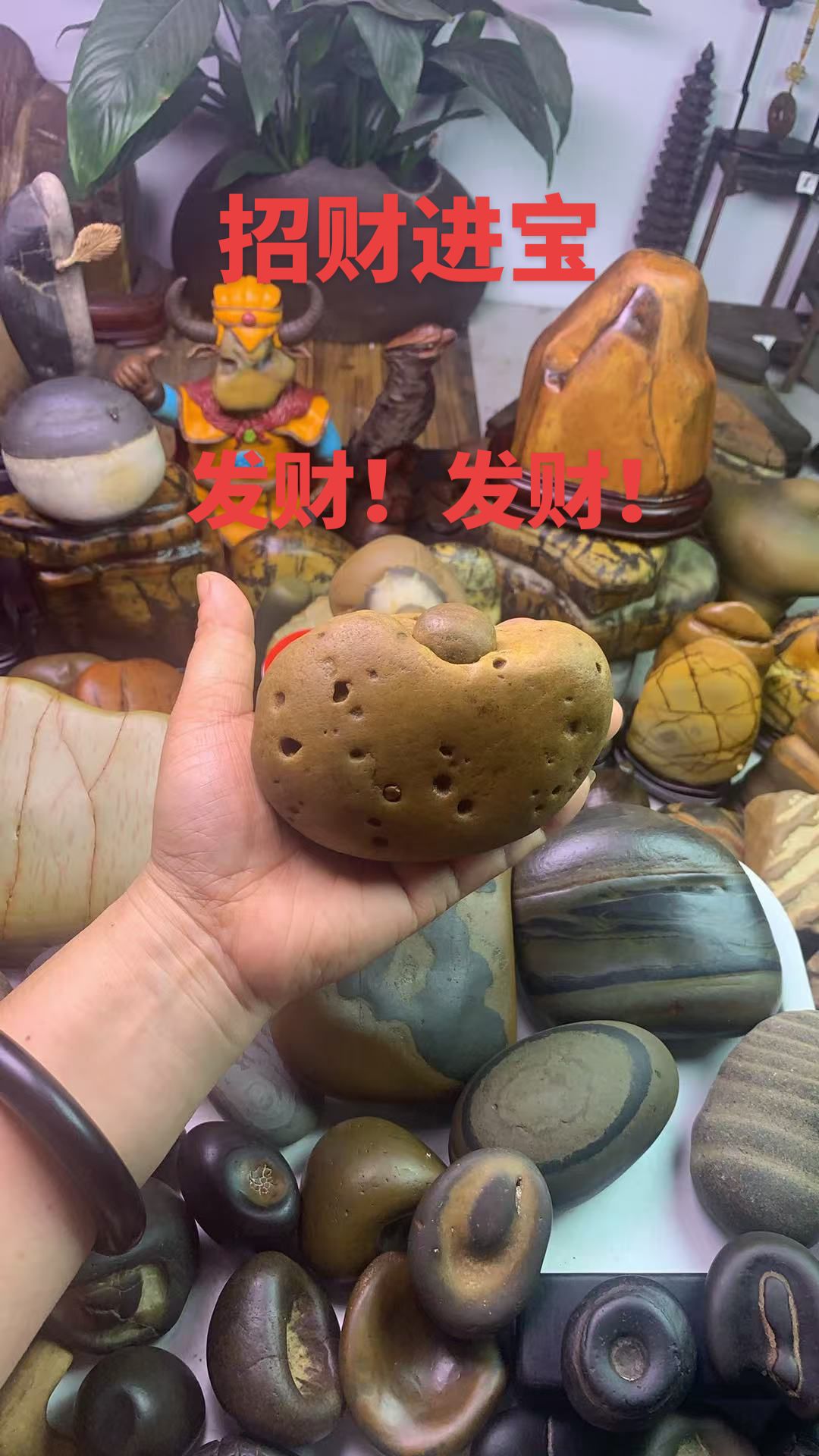 广西大湾天然水冲石，卡石。