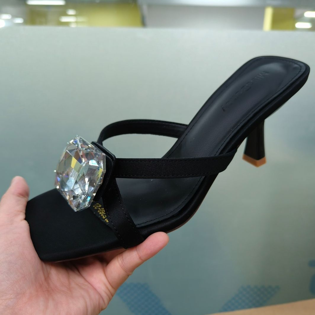  【CG】1106-11时装低跟女外穿跟鞋凉鞋百搭简约女鞋