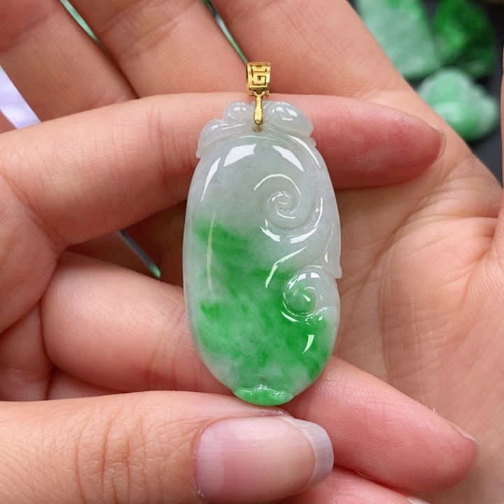 翡翠颈饰未镶嵌D*吊坠