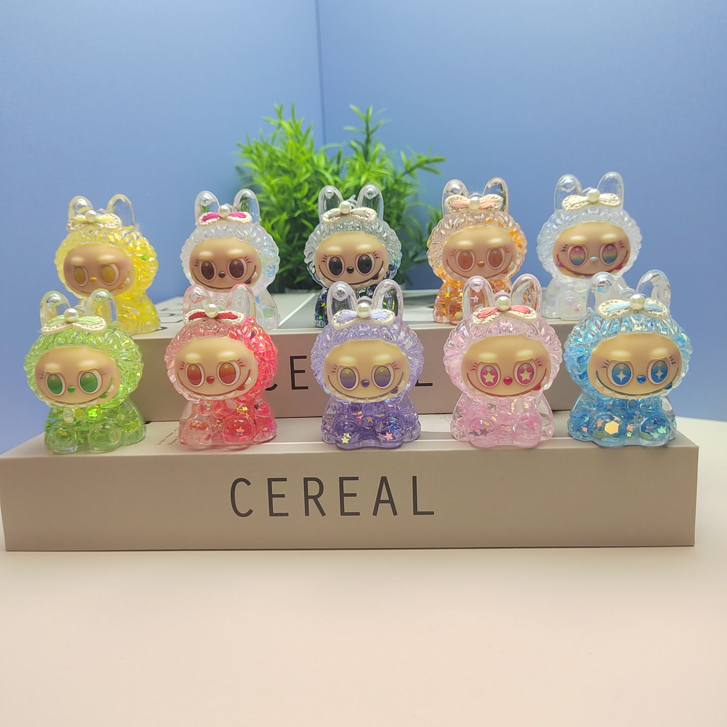 新【爆珠贴花小布布】10色桌面摆件钥匙扣1