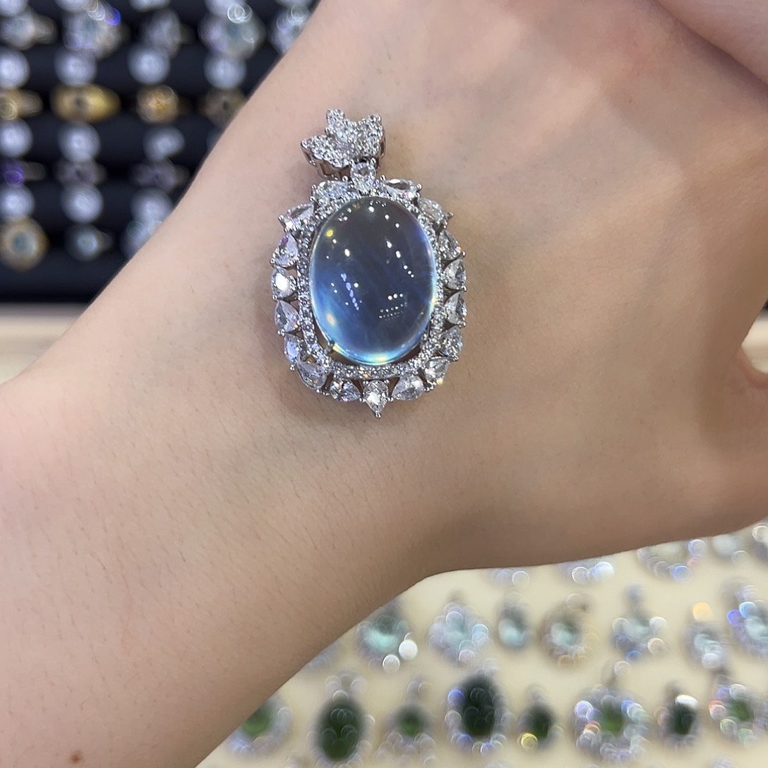 蛇纹石玉银S925镶嵌饰品是*喂